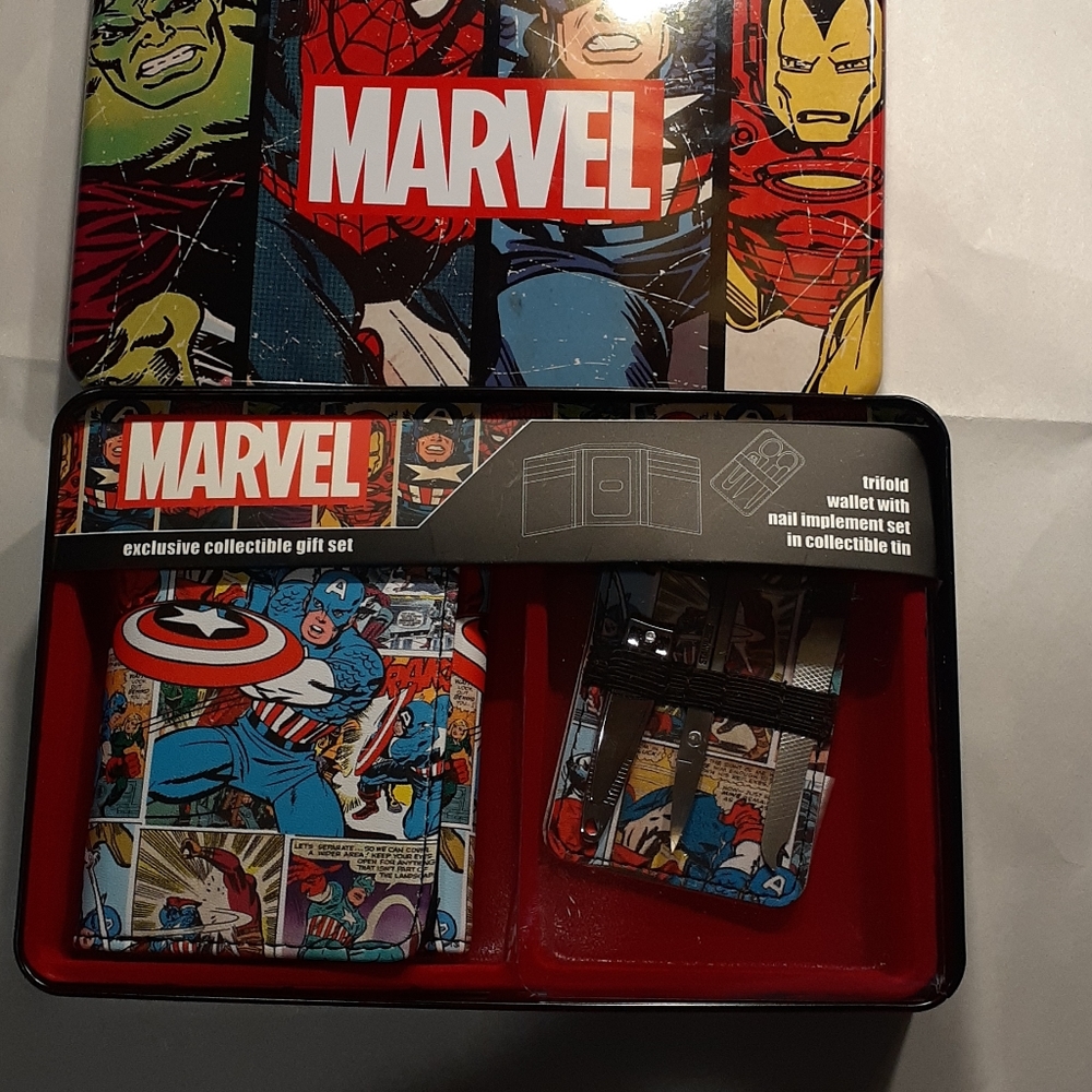 Marvel Men's Gift in Tin Set Nwt